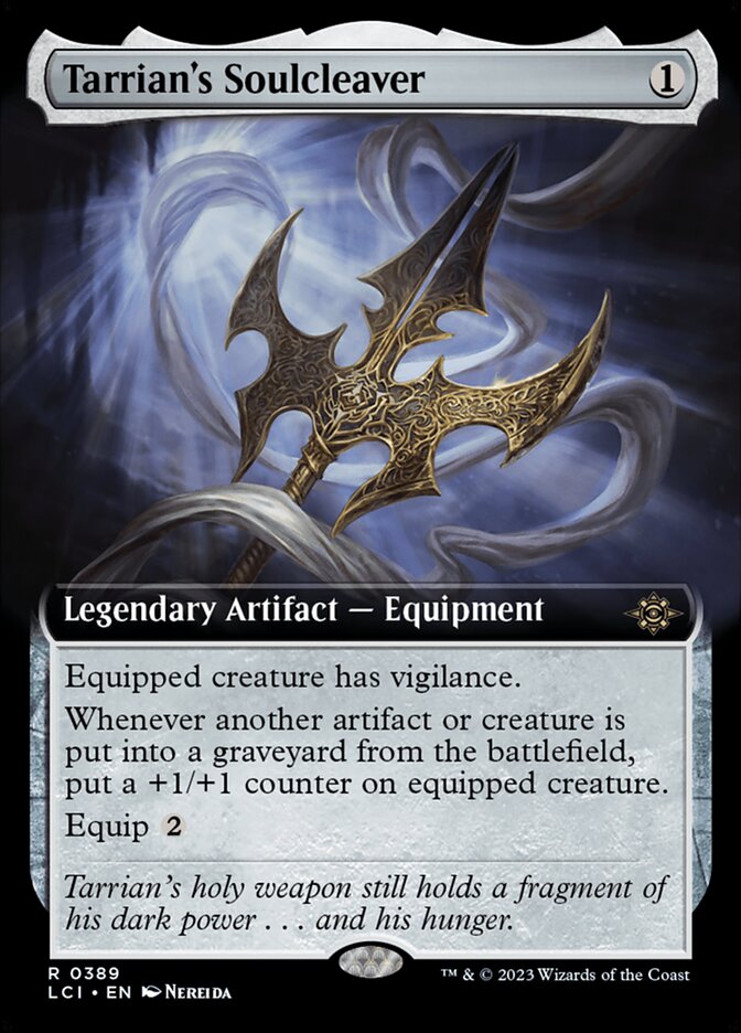 Tarrian's Soulcleaver - Extended Art - Foil
