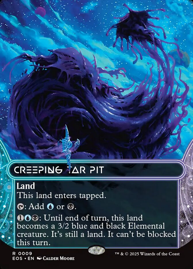 Creeping Tar Pit - Borderless - Foil