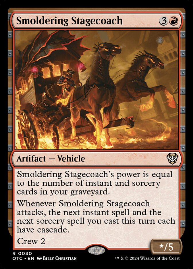 Smoldering Stagecoach - Foil