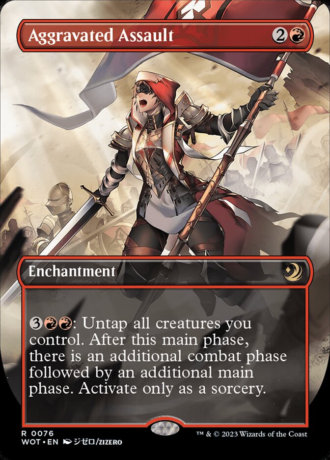 Aggravated Assault - Borderless - Anime - Foil