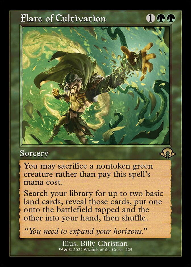 Flare of Cultivation - Retro Frame - Foil
