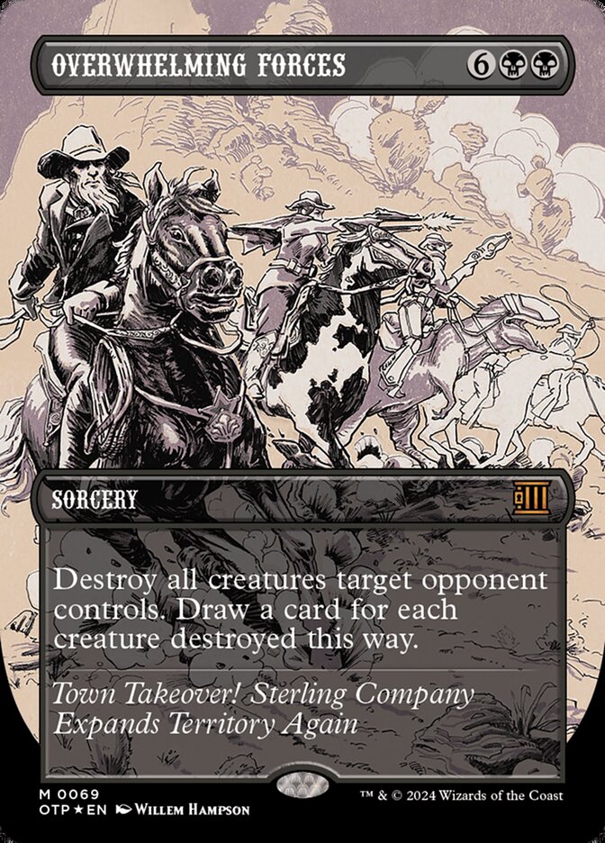 Overwhelming Forces - Textured - Foil