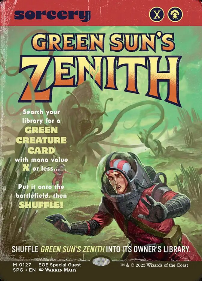 Green Sun's Zenith - Borderless