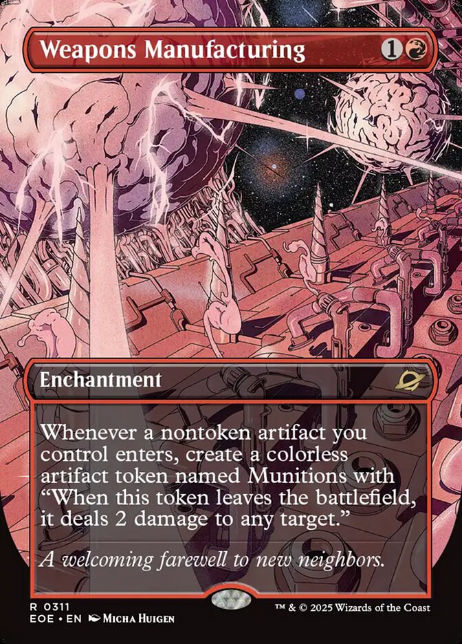 Weapons Manufacturing - Borderless - Foil