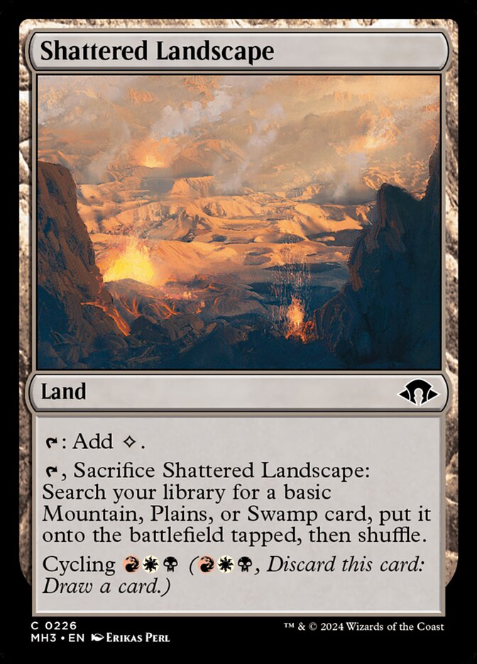 Shattered Landscape - Foil