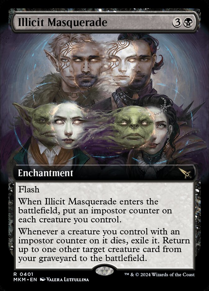 Illicit Masquerade - Extended Art - Foil
