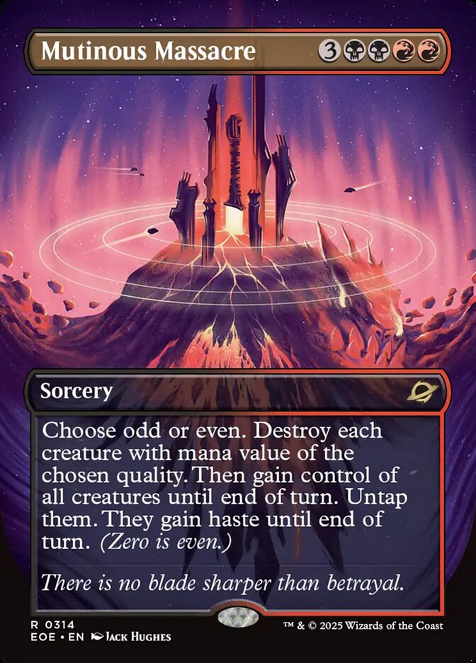 Mutinous Massacre - Borderless - Foil