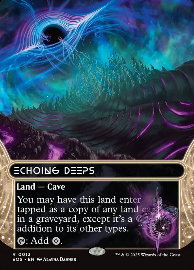 Echoing Deeps - Borderless - Foil
