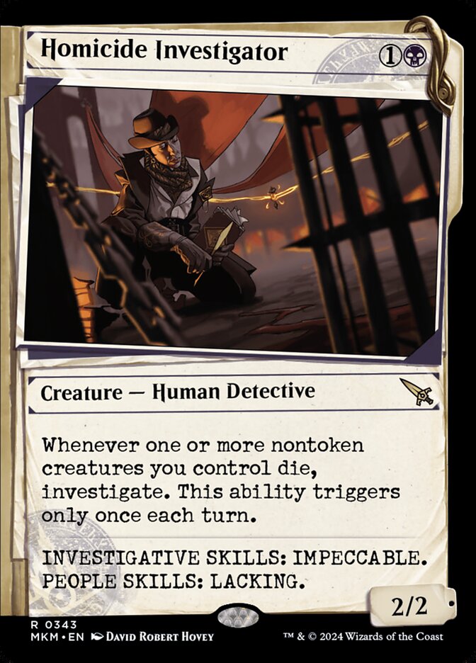 Homicide Investigator - Dossier