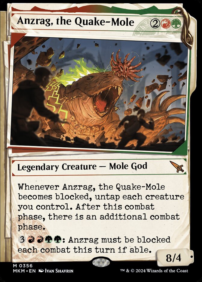 Anzrag, the Quake-Mole - Dossier - Foil