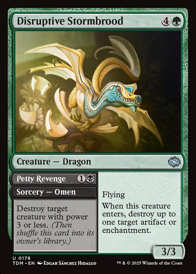 Disruptive Stormbrood // Petty Revenge - Foil