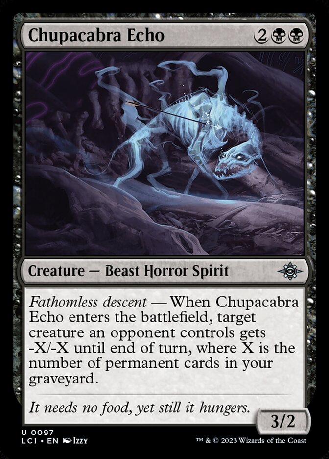 Chupacabra Echo - Foil