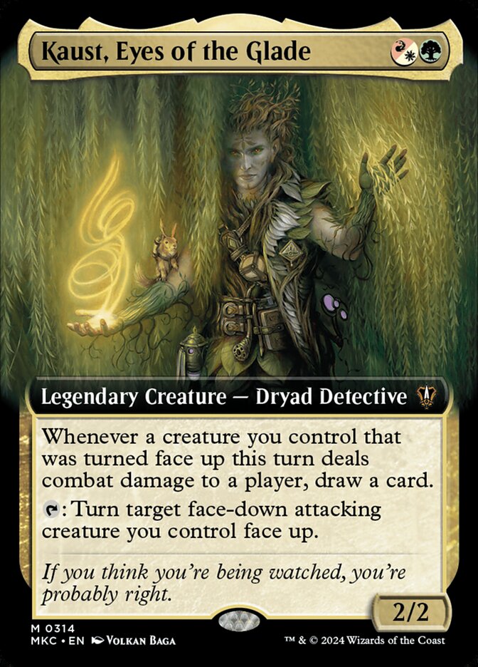 Kaust, Eyes of the Glade - Extended Art - Foil