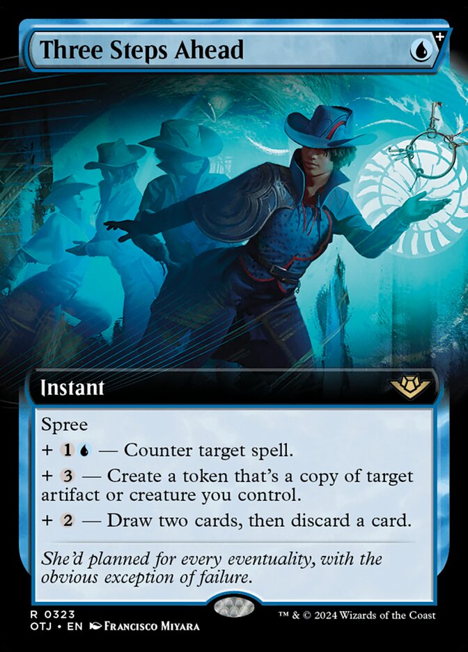 Three Steps Ahead - Extended Art - Foil