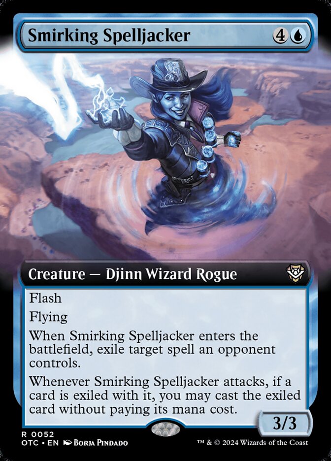 Smirking Spelljacker - Extended Art - Foil