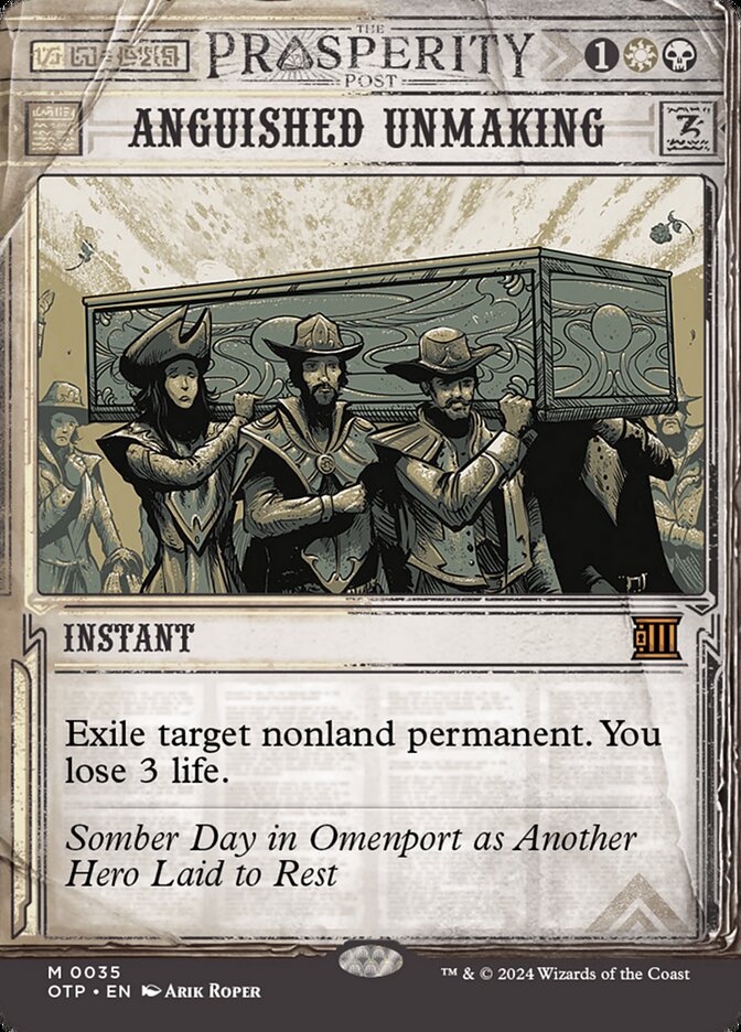 Anguished Unmaking - Prosperity - Foil