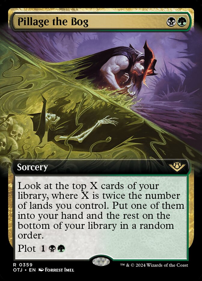 Pillage the Bog - Extended Art - Foil
