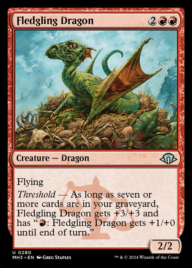 Fledgling Dragon - Foil