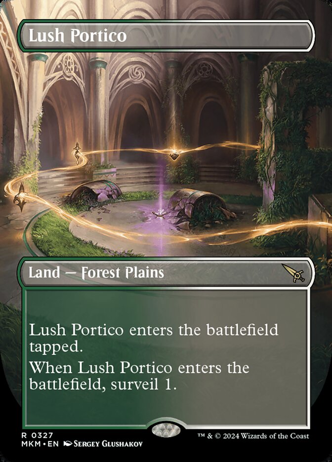 Lush Portico - Borderless - Foil