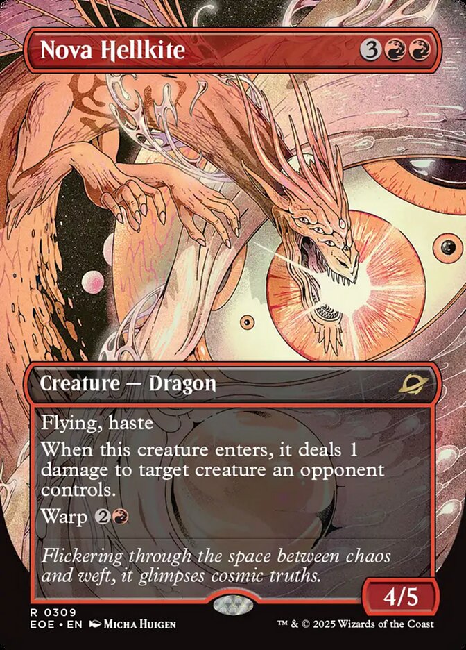 Nova Hellkite - Borderless - Foil
