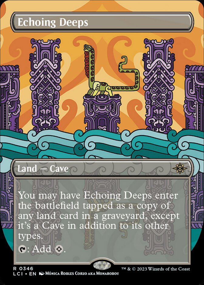 Echoing Deeps - Borderless - Foil