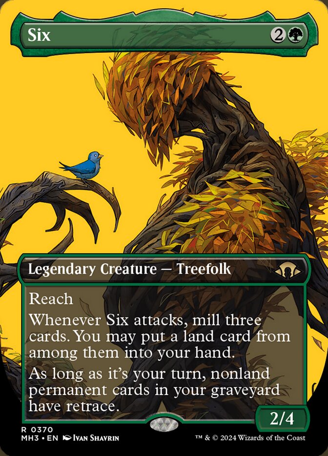 Six - Borderless - Foil