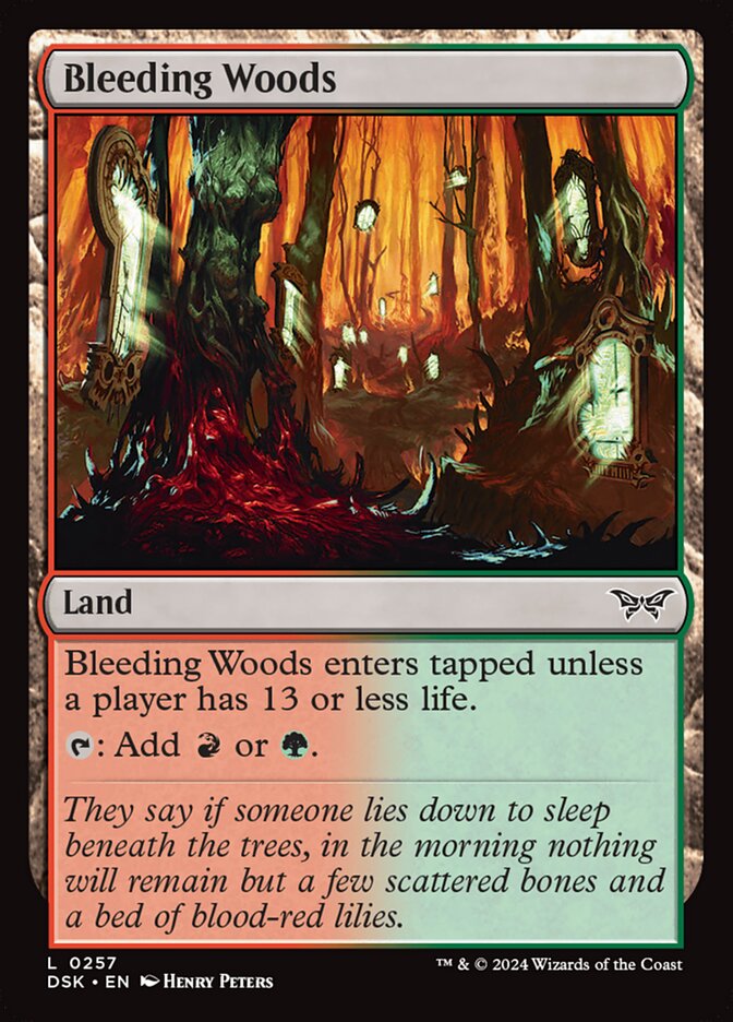 Bleeding Woods - Foil