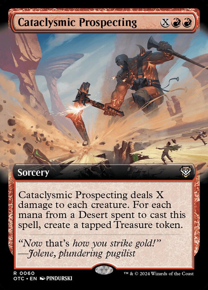 Cataclysmic Prospecting - Extended Art - Foil