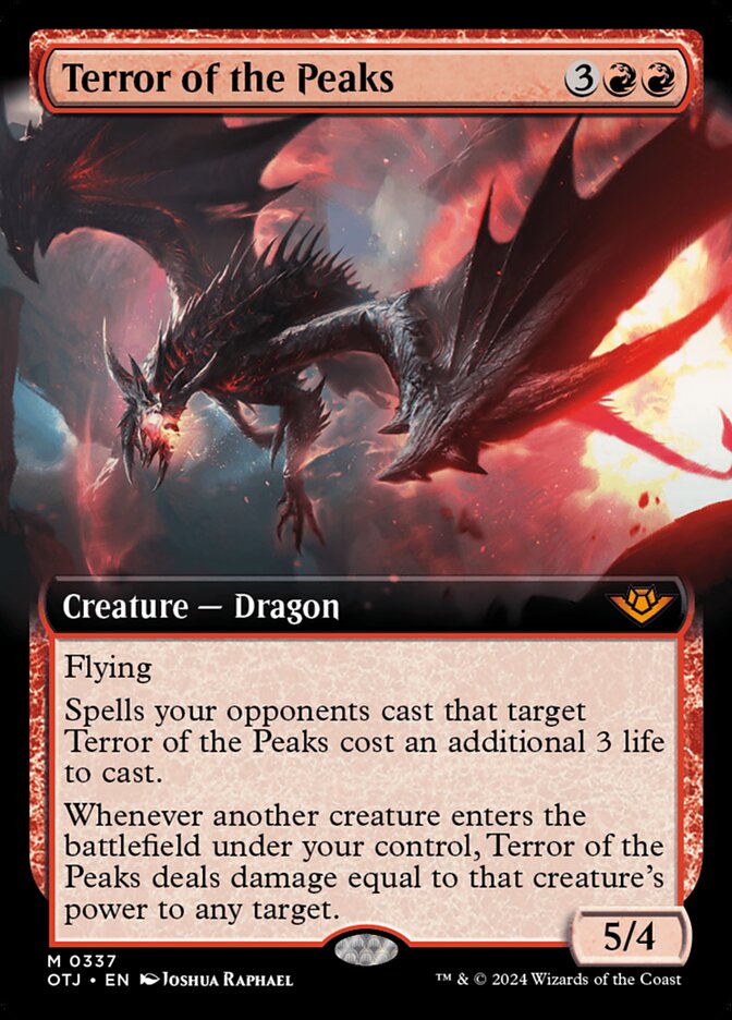Terror of the Peaks - Extended Art - Foil