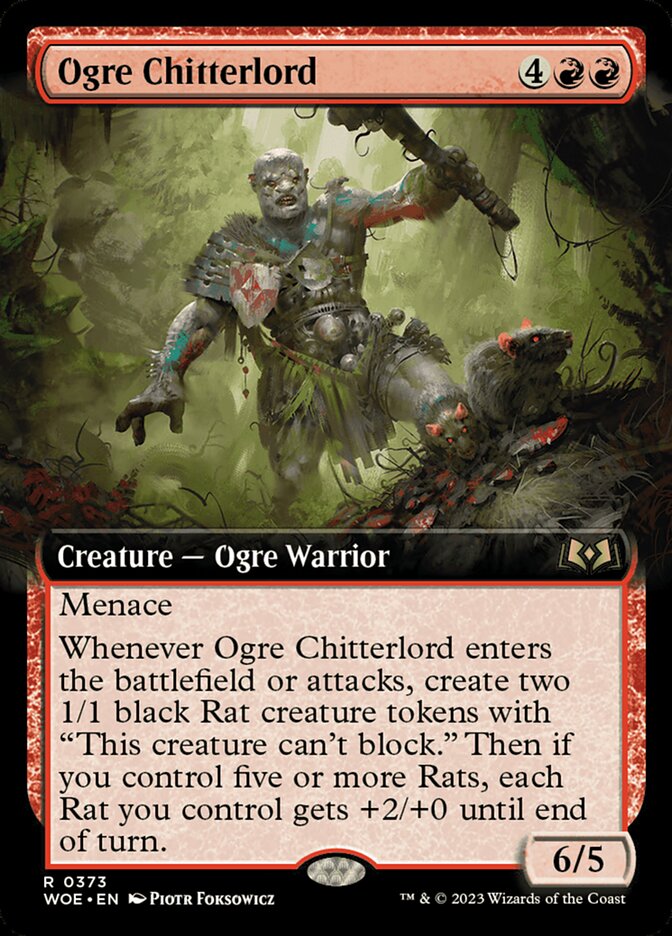 Ogre Chitterlord - Extended Art - Foil