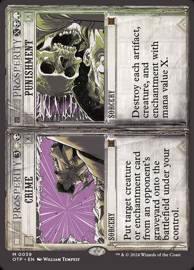 Crime // Punishment - Prosperity - Foil