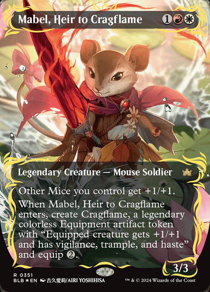 Mabel, Heir to Cragflame - Raised Foil