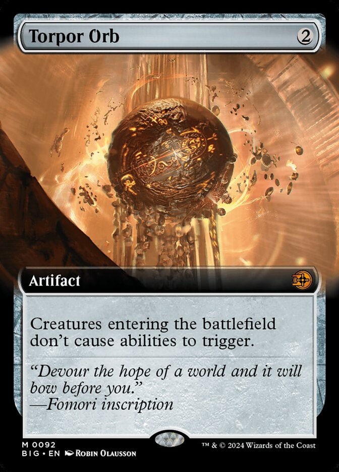 Torpor Orb - Extended Art - Foil