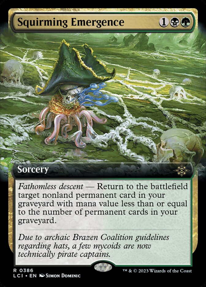 Squirming Emergence - Extended Art - Foil