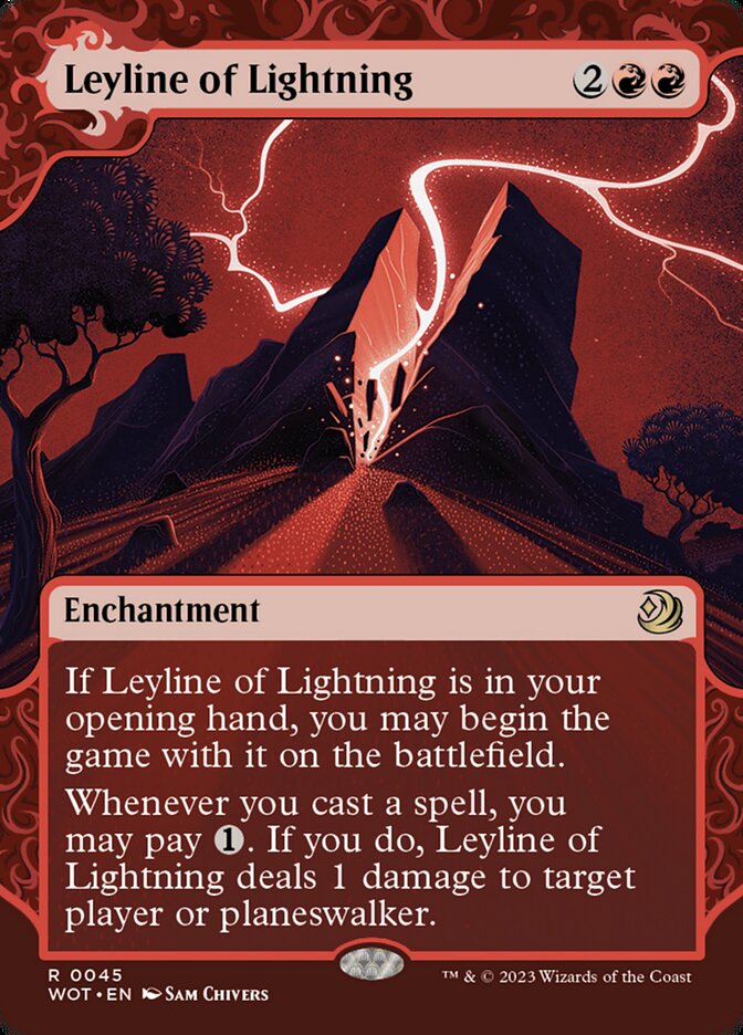 Leyline of Lightning - Borderless - Foil