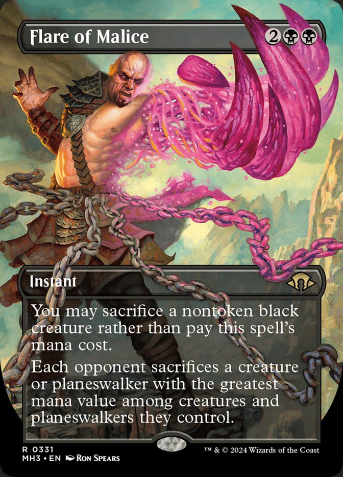 Flare of Malice - Borderless - Foil