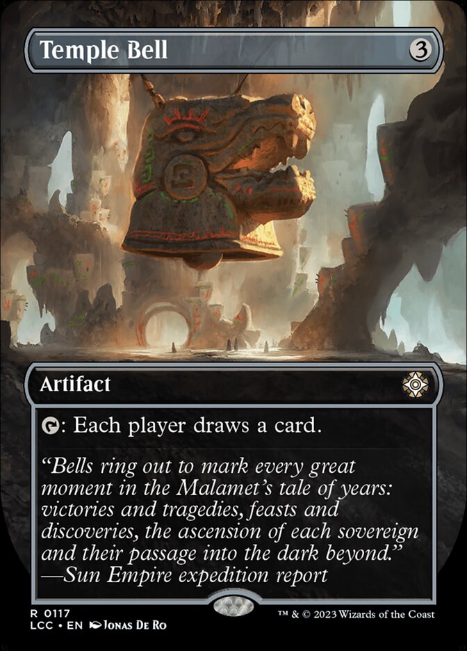 Temple Bell - Borderless - Foil