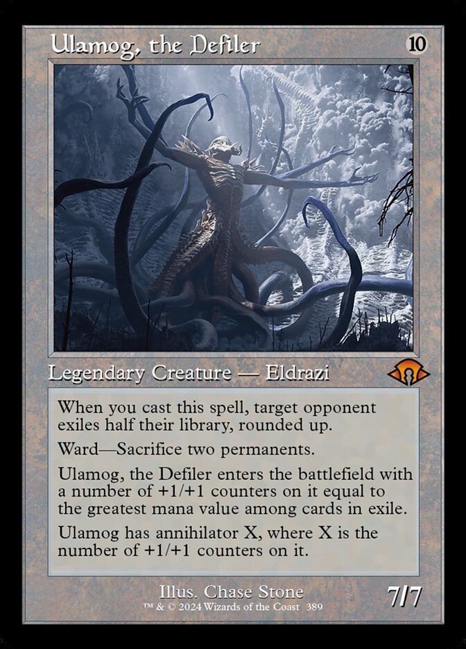 Ulamog, the Defiler - Retro Frame - Foil