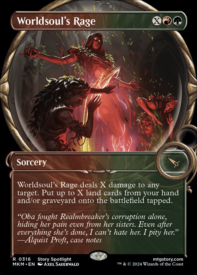 Worldsoul's Rage - Magnified - Foil
