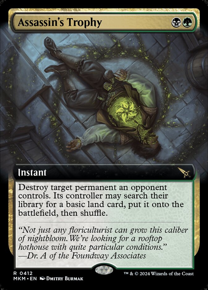 Assassin's Trophy - Extended Art - Foil