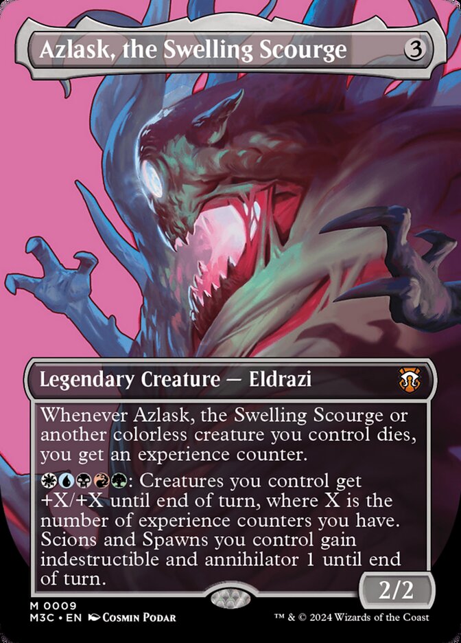 Azlask, the Swelling Scourge - Borderless - Foil