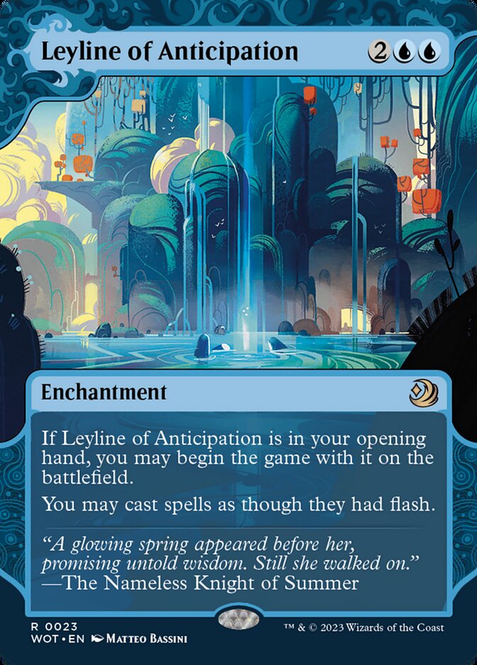 Leyline of Anticipation - Borderless - Foil