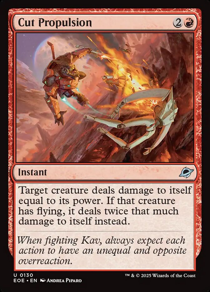 Cut Propulsion - Foil