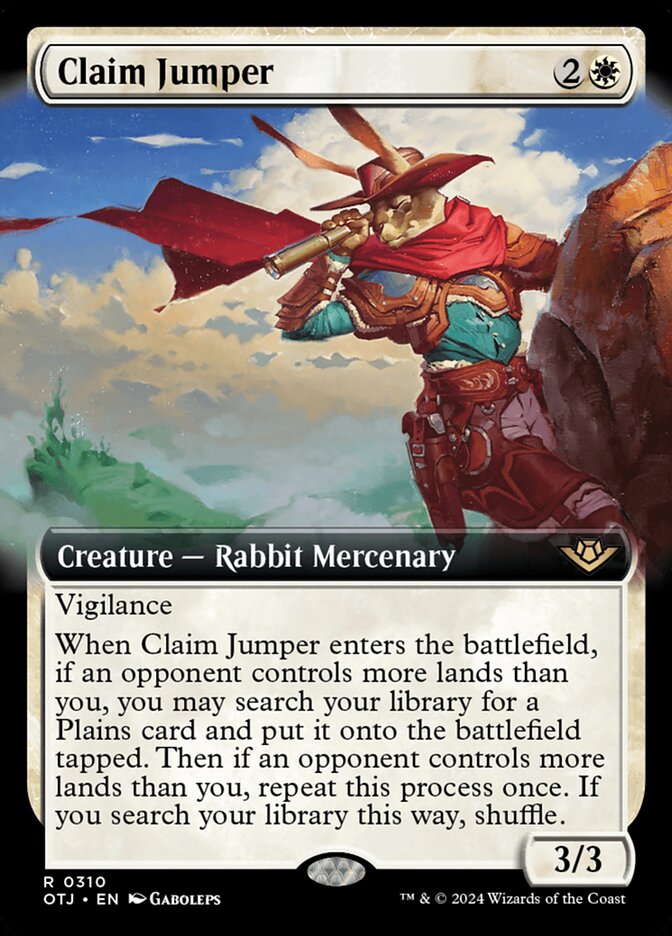 Claim Jumper - Extended Art - Foil