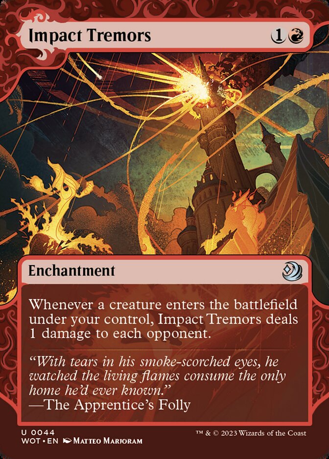 Impact Tremors - Borderless - Foil