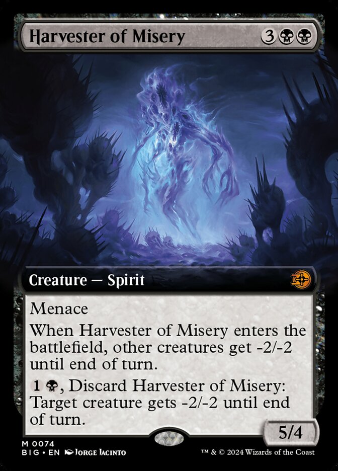 Harvester of Misery - Extended Art - Foil