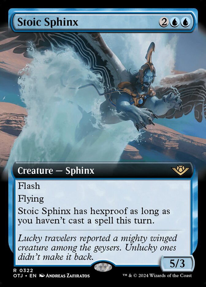 Stoic Sphinx - Extended Art - Foil