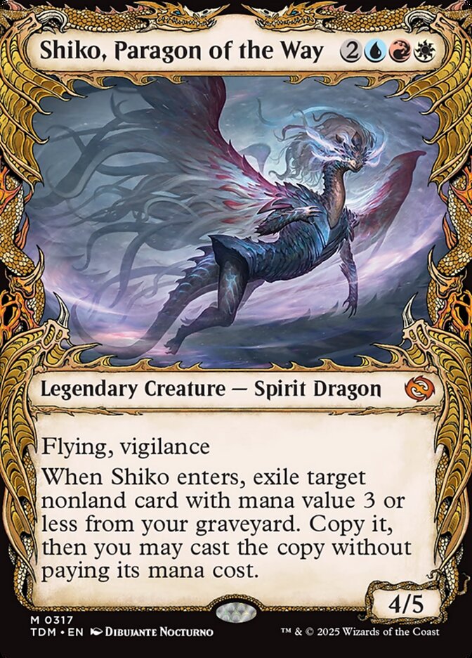 Shiko, Paragon of the Way - Showcase - Foil