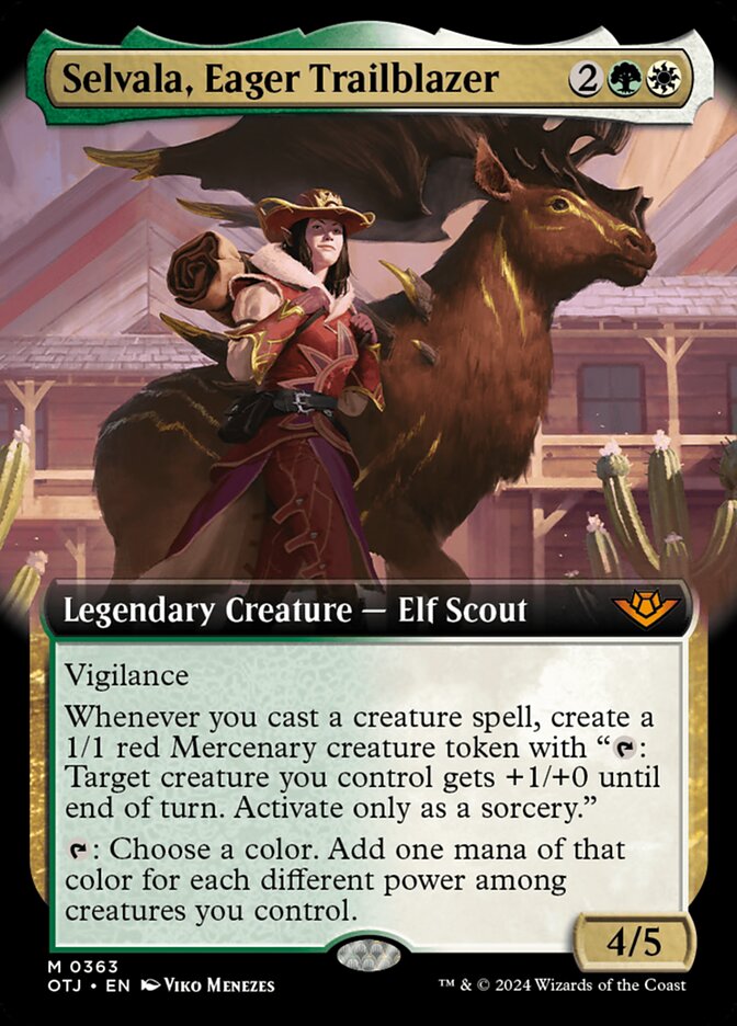 Selvala, Eager Trailblazer - Extended Art - Foil