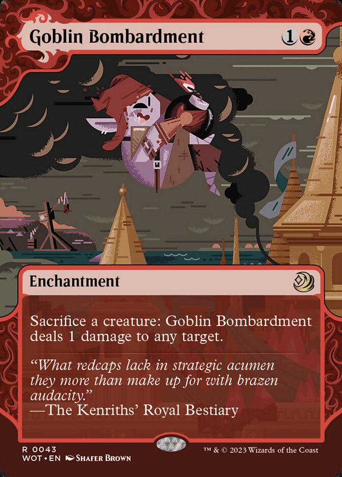 Goblin Bombardment - Borderless - Foil